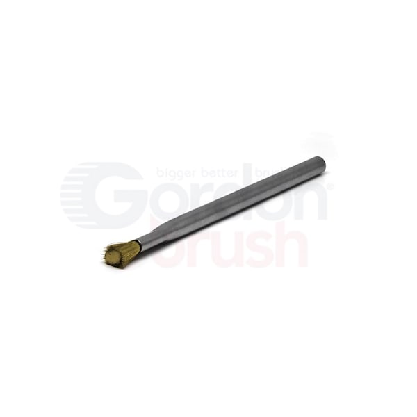 Conductive Applicator Brush 0.003 Brass Wire3/8 D SS Tube Handle, PK12